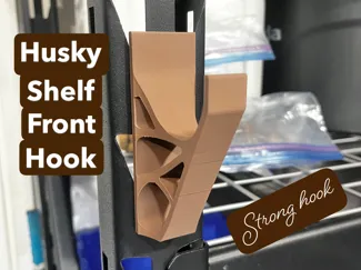 Huskey shelf front hook