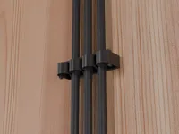 Cable Clip 3 Slots Adhesive Mount