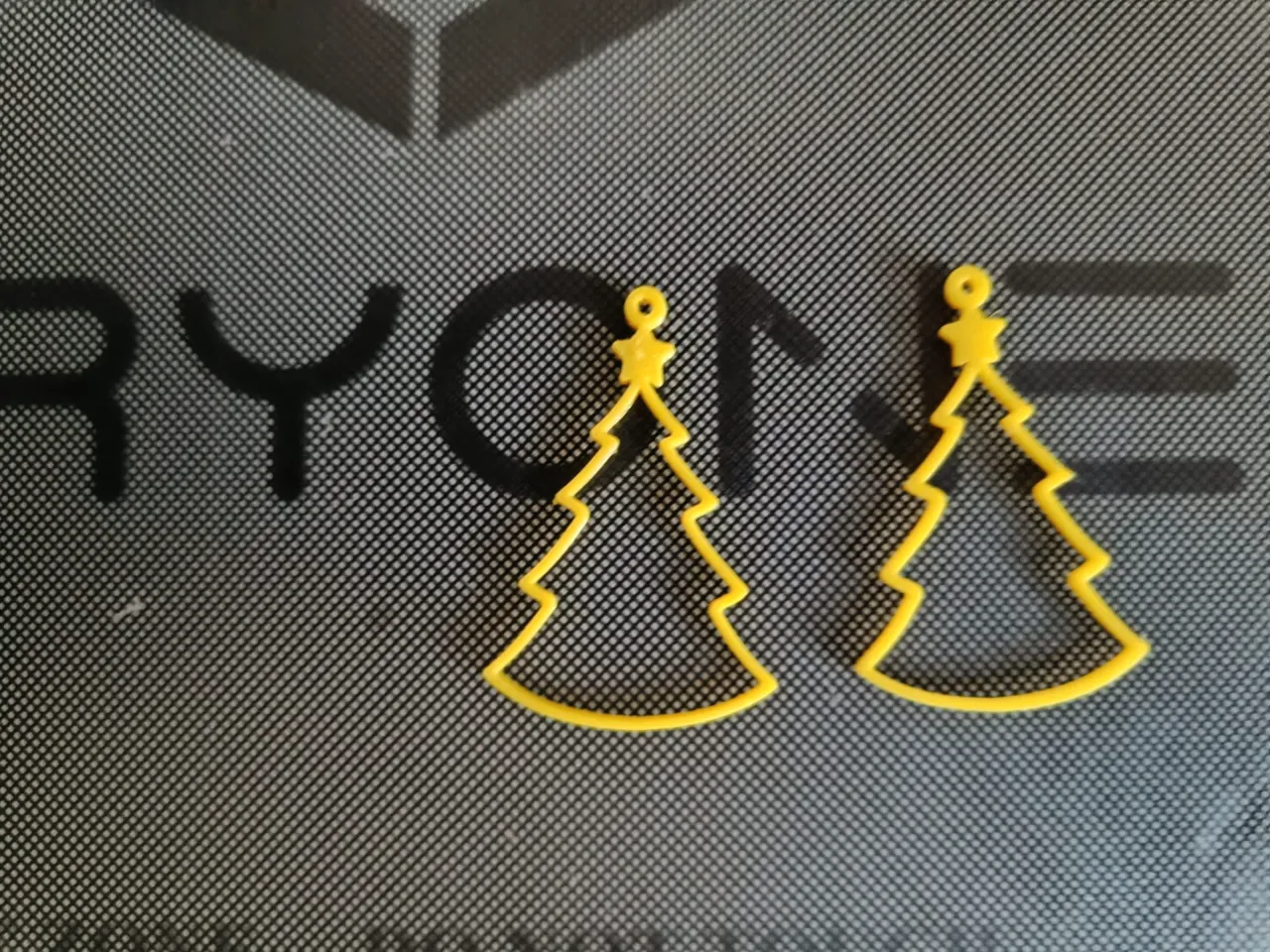 christmas tree earrings view 3
