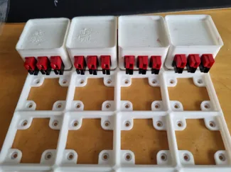 Gridfinity Anderson Powerpole breakout cube