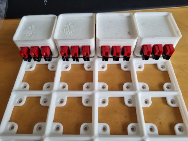 Gridfinity Anderson Powerpole breakout cube
