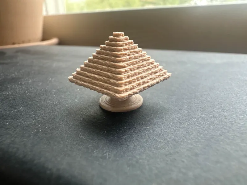 Pyramid shoe charm