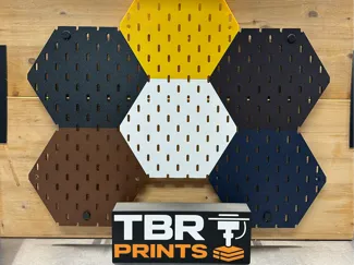 Hexagon Pegboard komp. mit IKEA SKADIS Modular