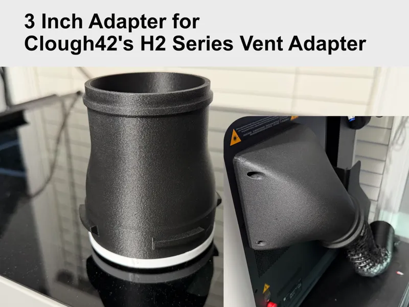 3 Inch Adapter for Clough42's H2 series 