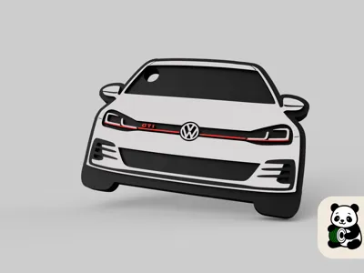 Car Keychain - Volkswagen Golf 7 GTI