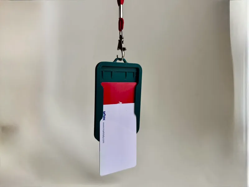 Slip-in Badge ID card Holder 1to2 CARDS flatprint