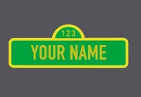 Seseme Street Sign - A1 Mini