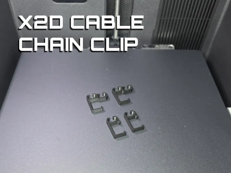 X2D Cable Chain Clips