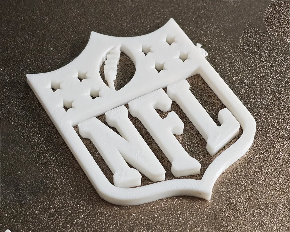 NFL Shield Football Logo - 3D Printed by Solewave - MakerWorld