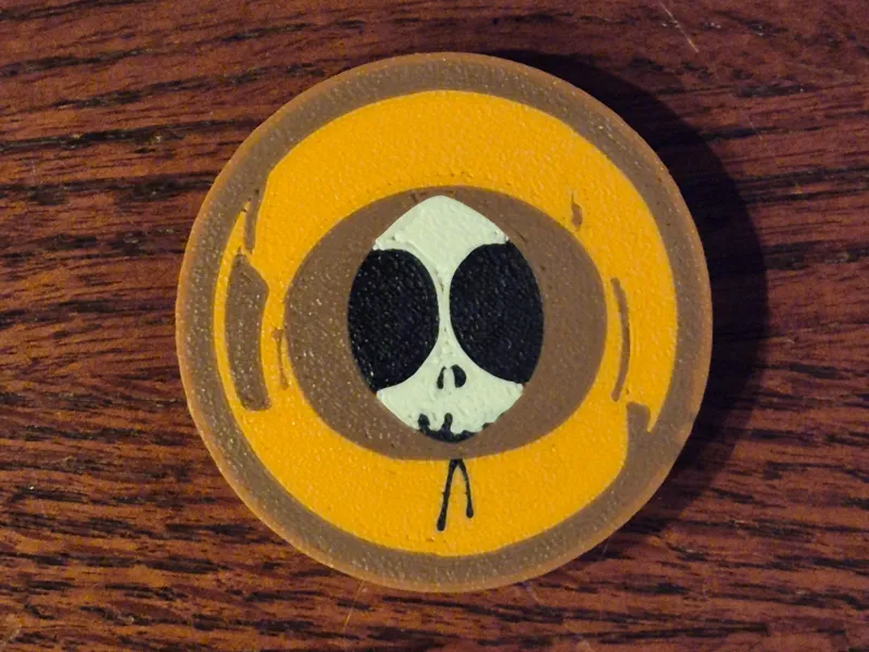 Kenny's Respawn Token croc charm