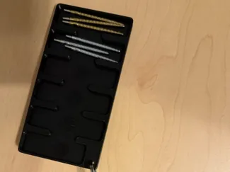 Dart peak organizer with cover
