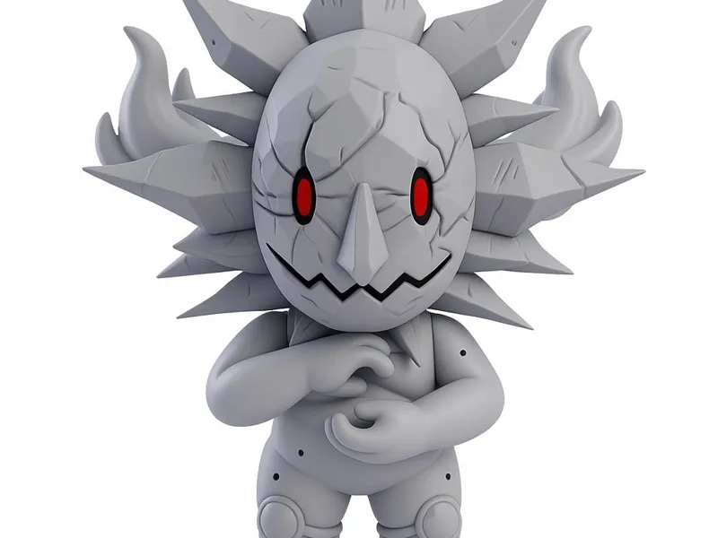 Gray Demon Chibi Figure