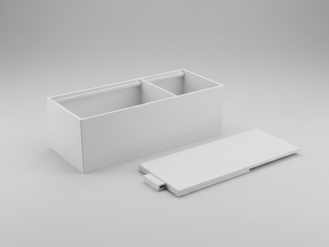 Cash & Coin Organizer with Sliding Lid (23cm)