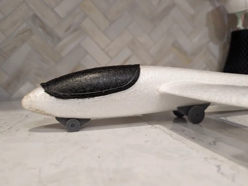 3D Printed Wheels for Throwing Foam Glider/Plane