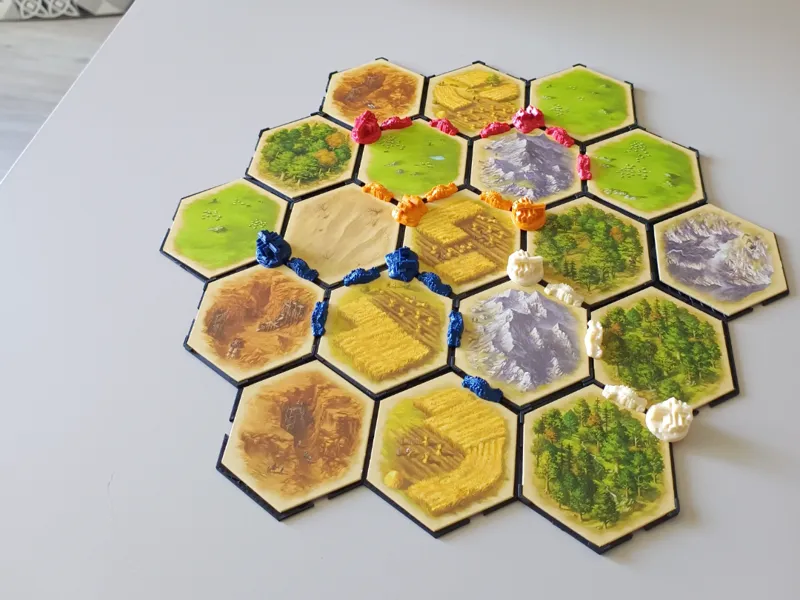 Catan 3d modular heks 
