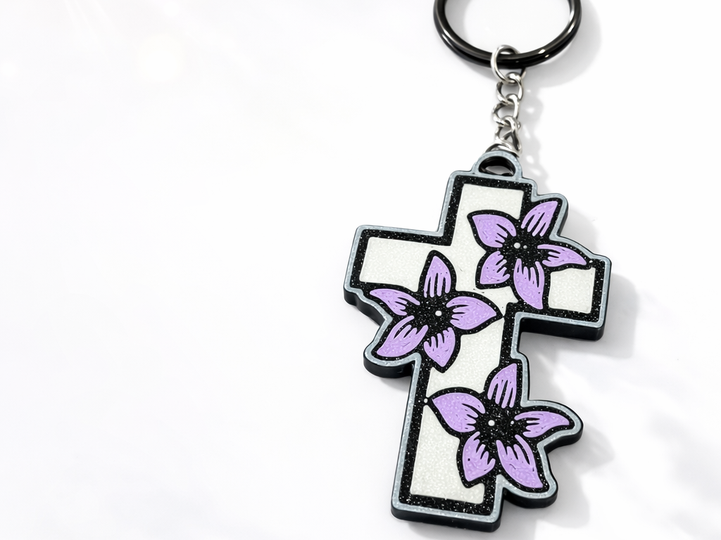 keychain combines the strength of the cross 