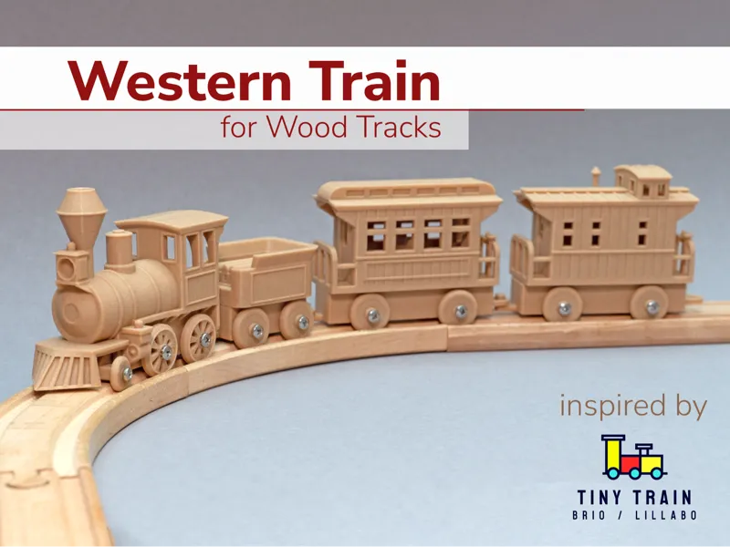 Western Train for Wood Tracks