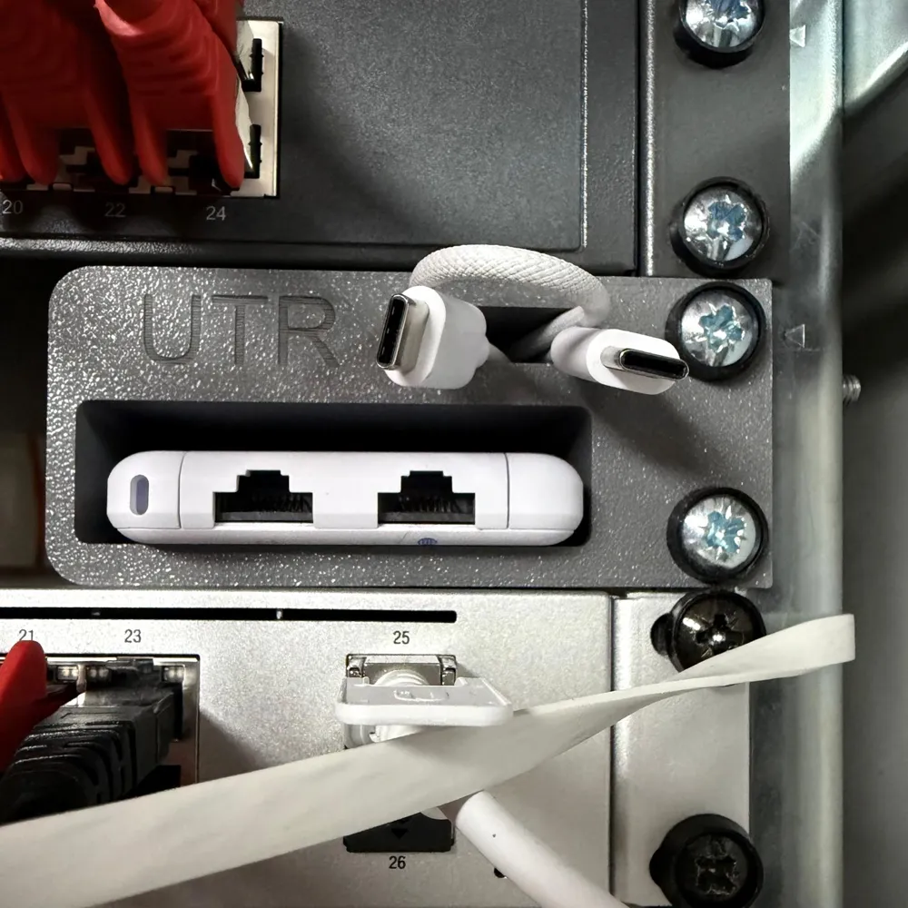UTR Unifi Travel Router - Rack Mount - Free 3D Print Model - MakerWorld