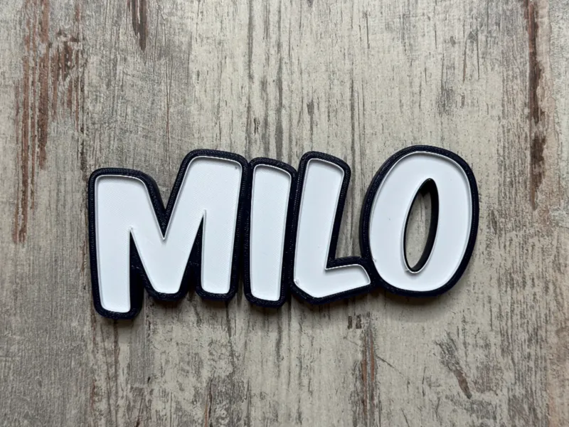 Milo - LED Namenlampe