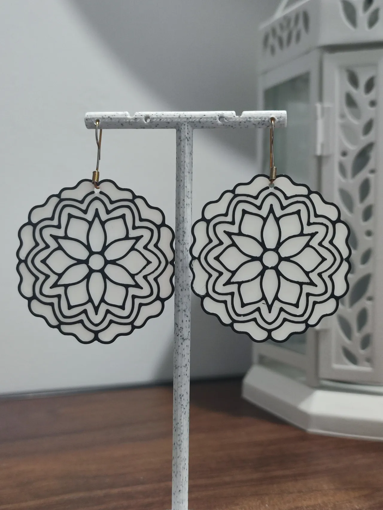 Aretes Blonda Concéntrica view 3