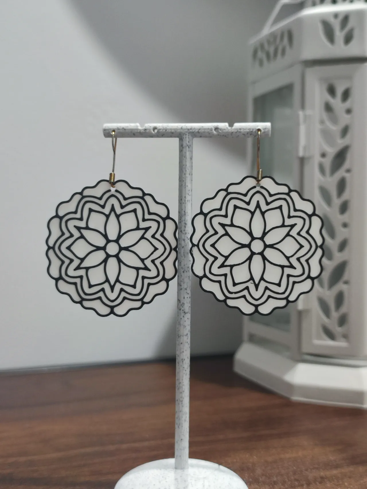 Aretes Blonda Concéntrica view 2