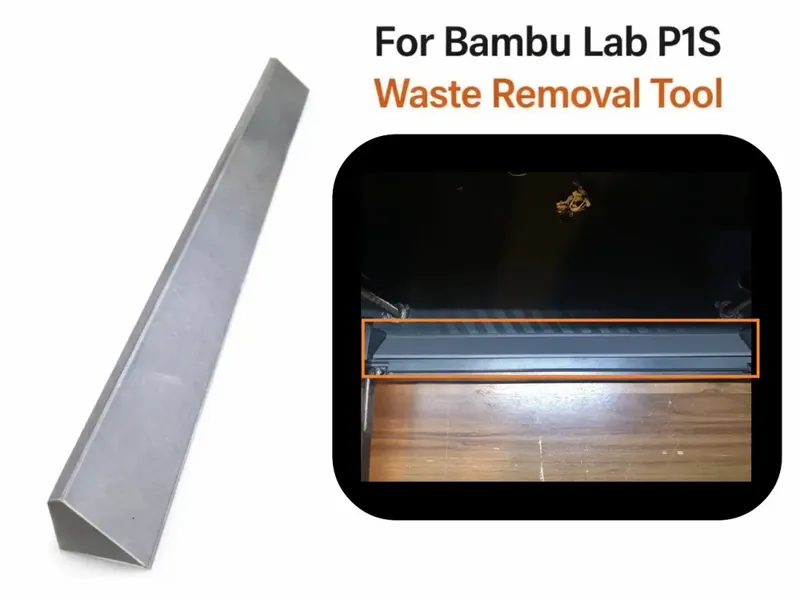 Bambulab P1s Bauraum Abfall Entfernungshilfe