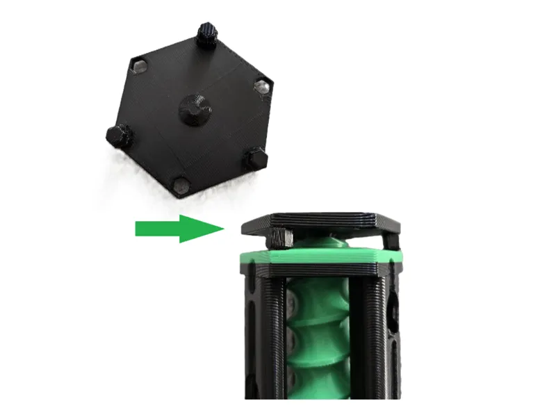 Deckel mit Zentierung f Gravitrax kompatiblen Lift