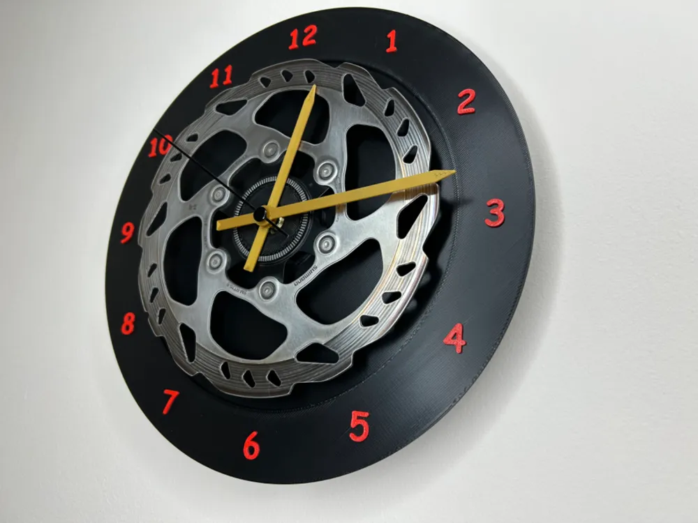 Shimano brake rotor clock by imre.szaloki MakerWorld: Download Free 3D ...