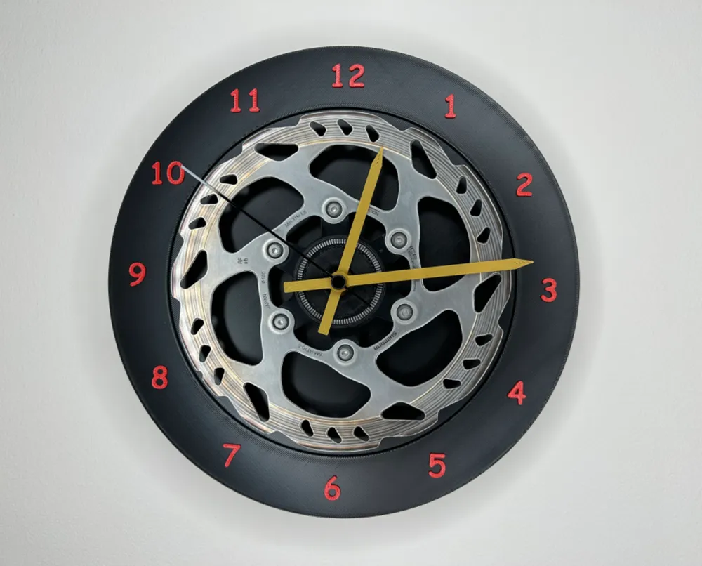 Shimano brake rotor clock by imre.szaloki MakerWorld: Download Free 3D ...
