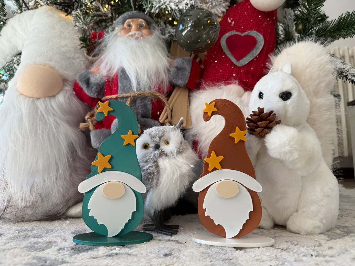 christmas gnome by Andr3d MakerWorld: Download Free 3D Models