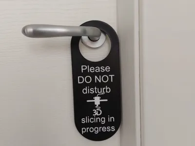 Do Not Disturb Door Sign