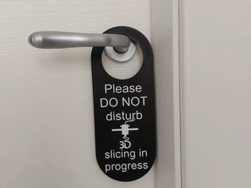 Do Not Disturb Door Sign