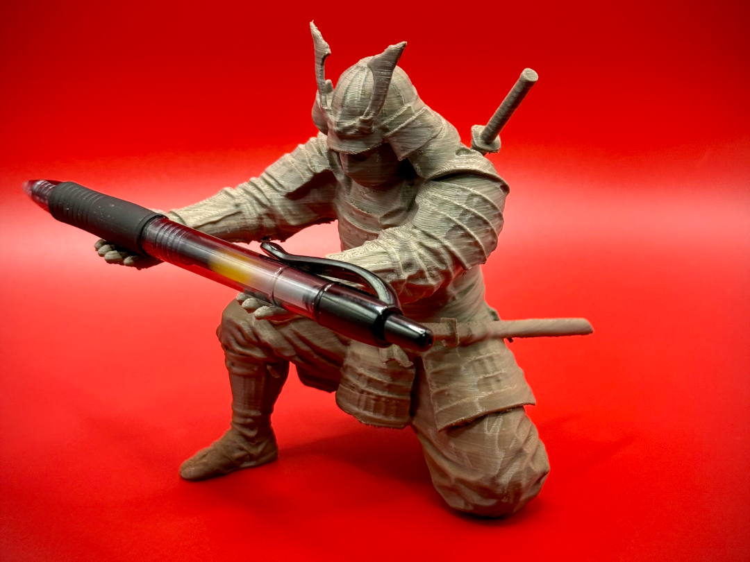 The Samurai Pen Holder - Custom Desk Decor!