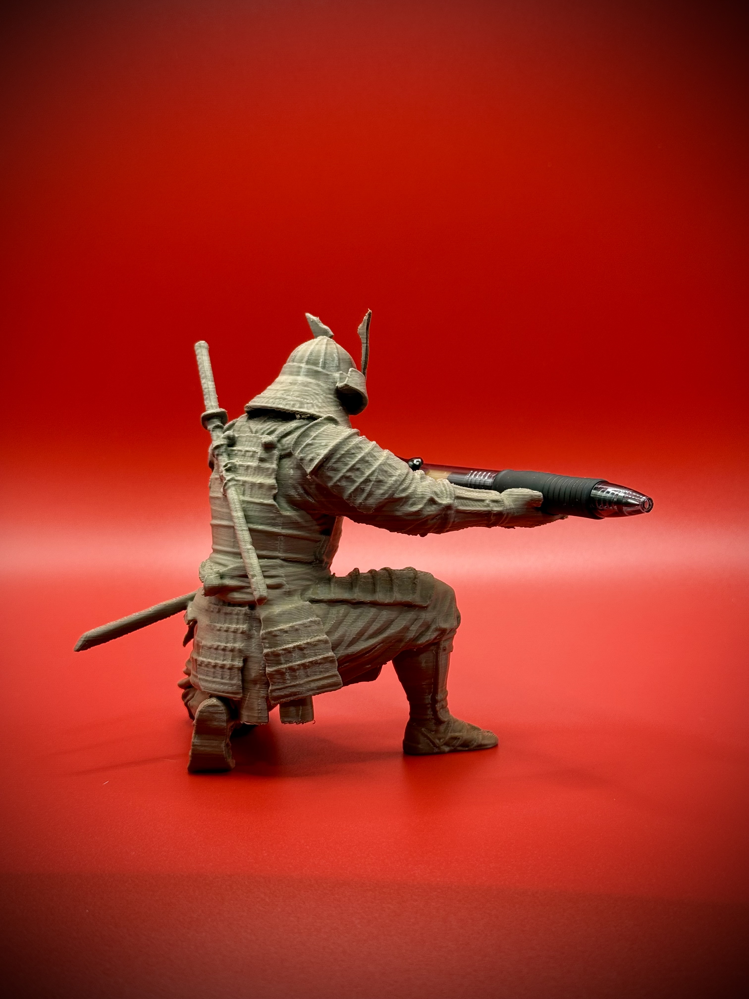 The Samurai Pen Holder - Custom Desk Decor!