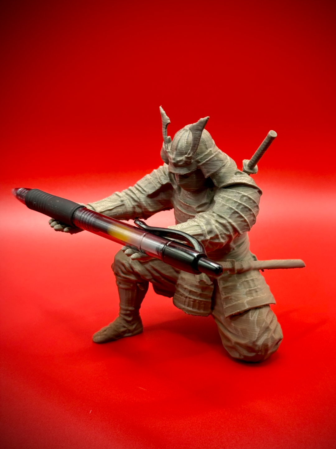 The Samurai Pen Holder - Custom Desk Decor!