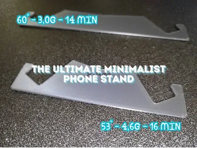 Ultimate minimalist phone stand