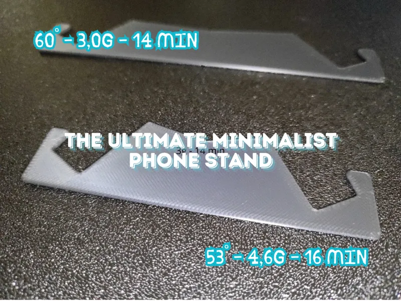 Ultimate minimalist phone stand