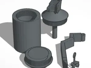 Tactical M-18 smoke Grenade prop