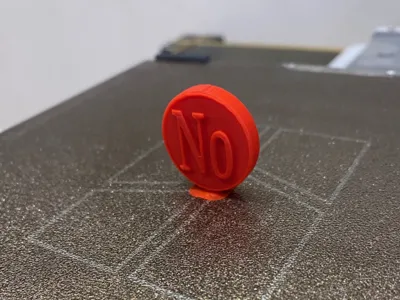 Yes No coin