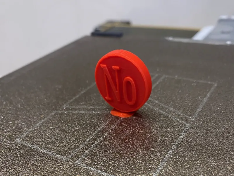 Yes No coin