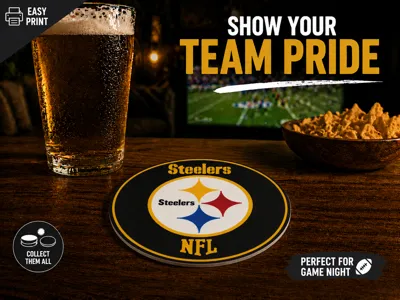 pittsburgh steelers coasters nfl