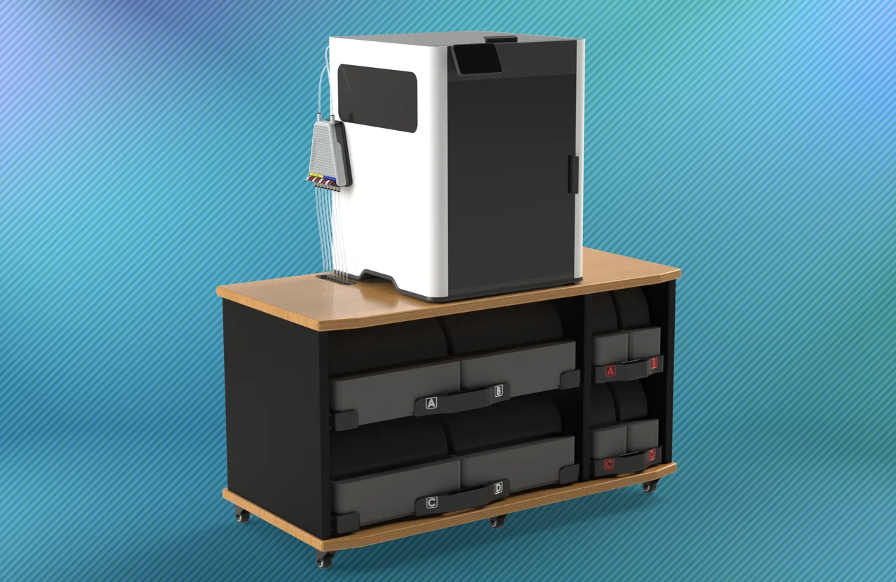 Twin AMS 2 Pro / AMS HT Drawers (+H2 cart plans) view 3