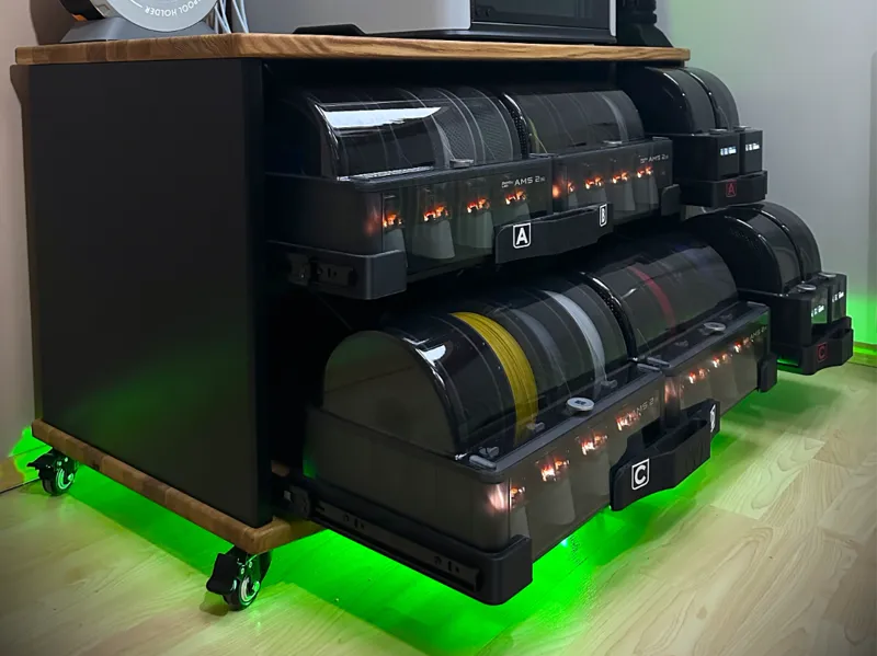 Twin AMS 2 Pro / AMS HT Drawers (+H2 cart plans)