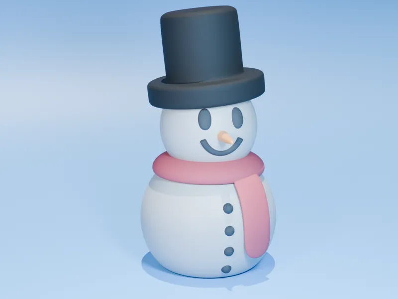 Cute Snow Man