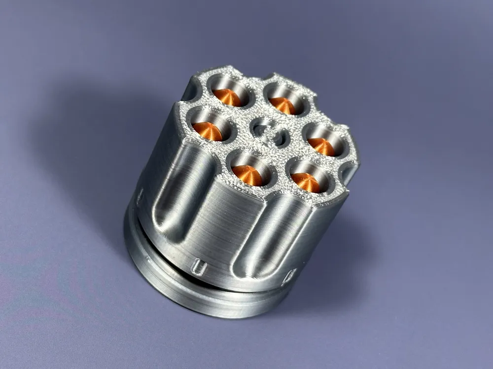 DND Revolver Cylinder Dice Box & Bullet Dice - Free 3D Print Model ...