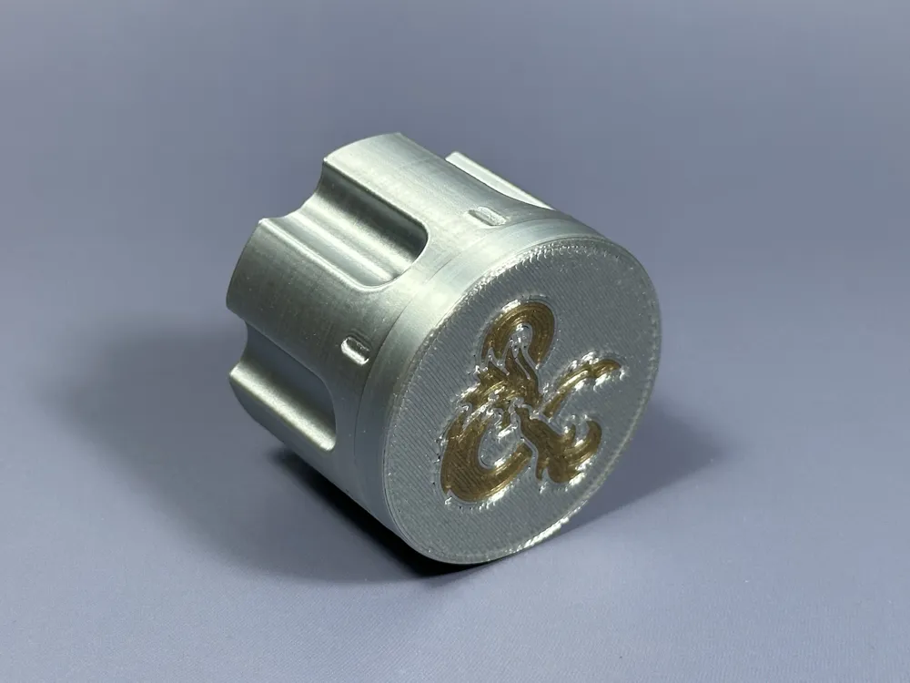 DND Revolver Cylinder Dice Box & Bullet Dice - Free 3D Print Model ...