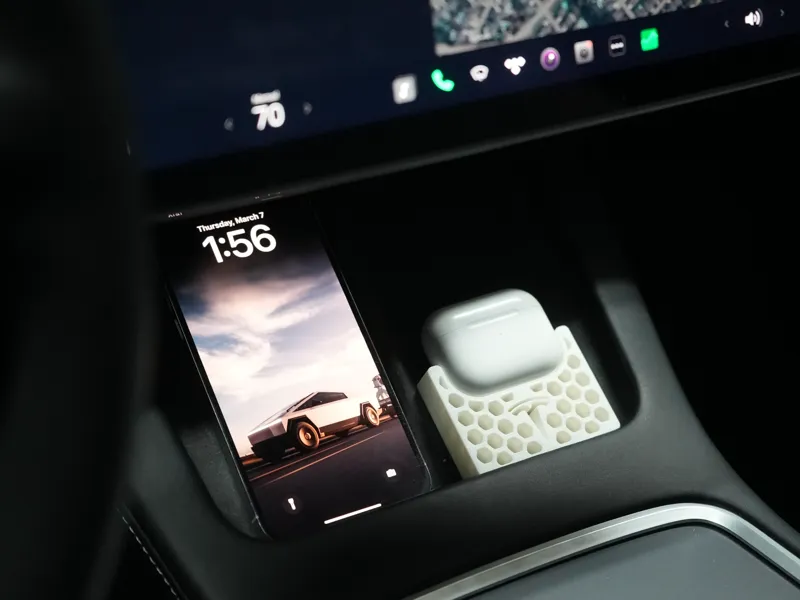 Tesla wireless charging holder for AirPods Pro