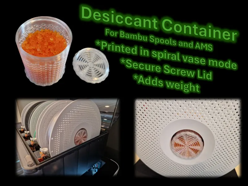 Spool Desiccant Container for AMS