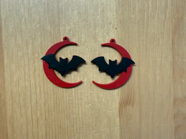 Bat Earrings