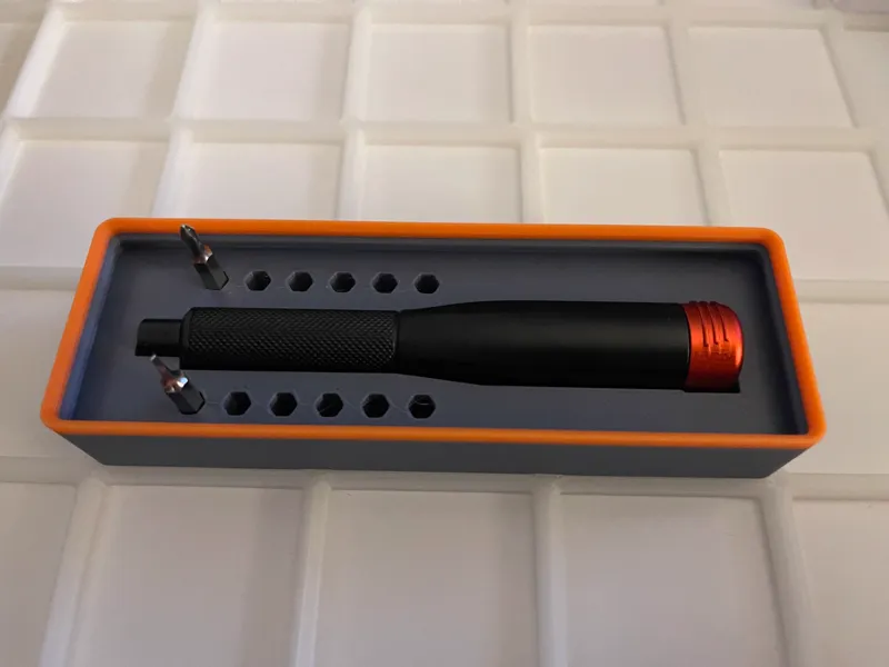 LTT Precision Screwdriver bit holes - Gridfinity
